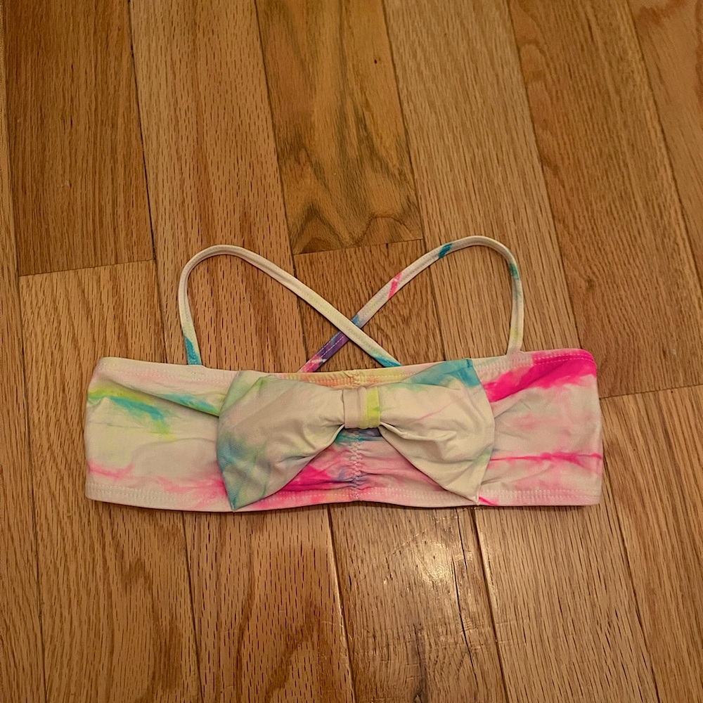 pilyq girls tie-dye bow swimsuit